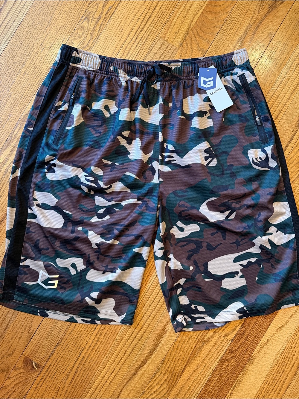 Men's Camo 11" Long Athletic Shorts